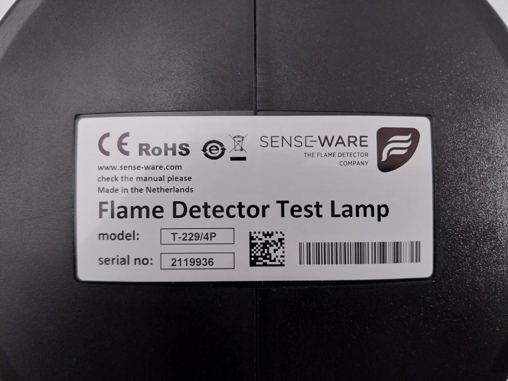 Sense-ware T-229/4P Flame Detector Test Lamp With Power Adapter Fj-sw1501600N