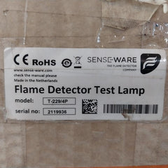 Sense-ware T-229/4P Flame Detector Test Lamp With Power Adapter Fj-sw1501600N