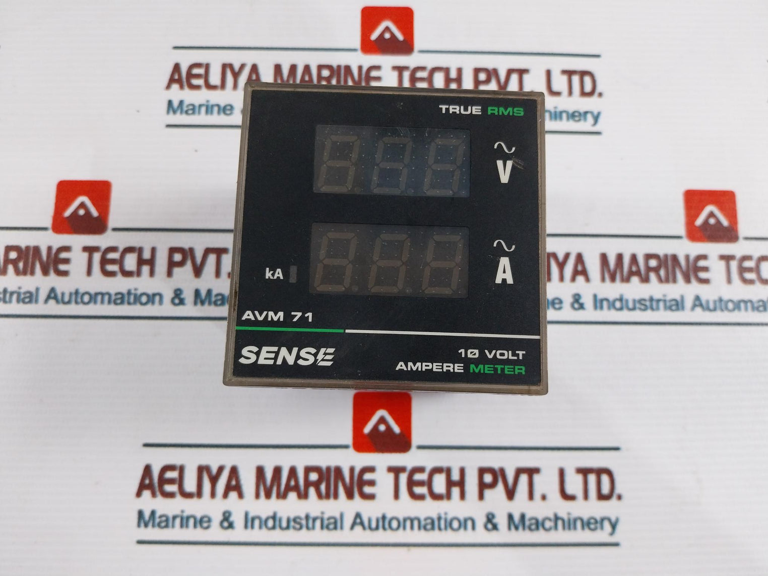 Sense Electric AVM 71 Digital 10 Volt Ampere Meter 230Vac