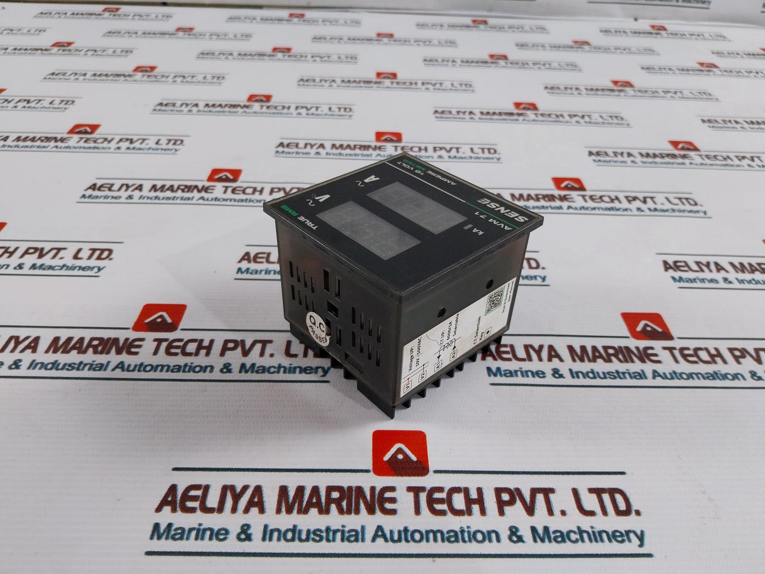 Sense Electric AVM 71 Digital 10 Volt Ampere Meter 230Vac