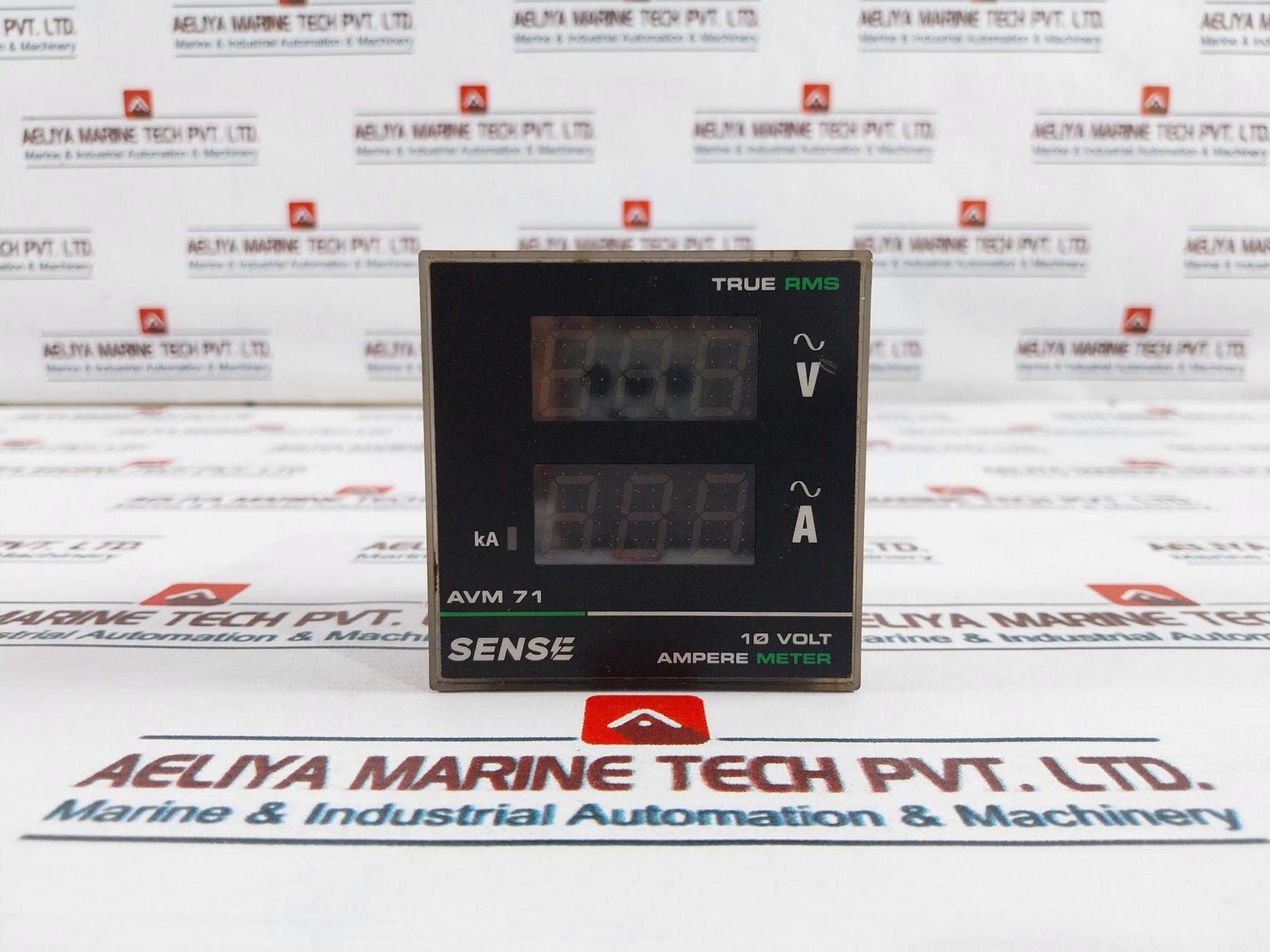 Sense Electric AVM 71 Digital 10 Volt Ampere Meter 230Vac