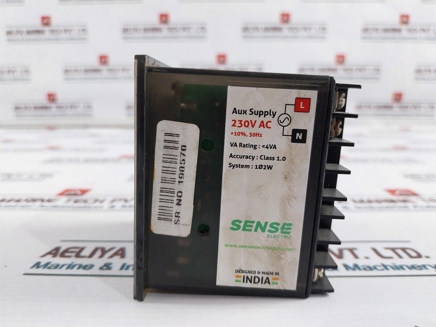 Sense Electric AVM 71 Digital 10 Volt Ampere Meter 230Vac