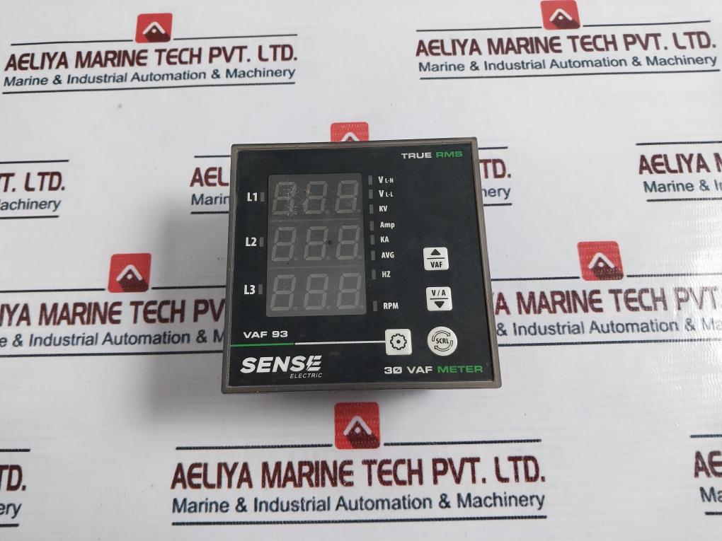 Sense Electric Vaf-93 Digital Vaf Meter 30V To 520Vac