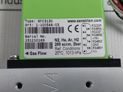 Sensirion Sfc3130 Mass Flow Controller Solenoid Manifold Assy 20 Psi 24Vdc
