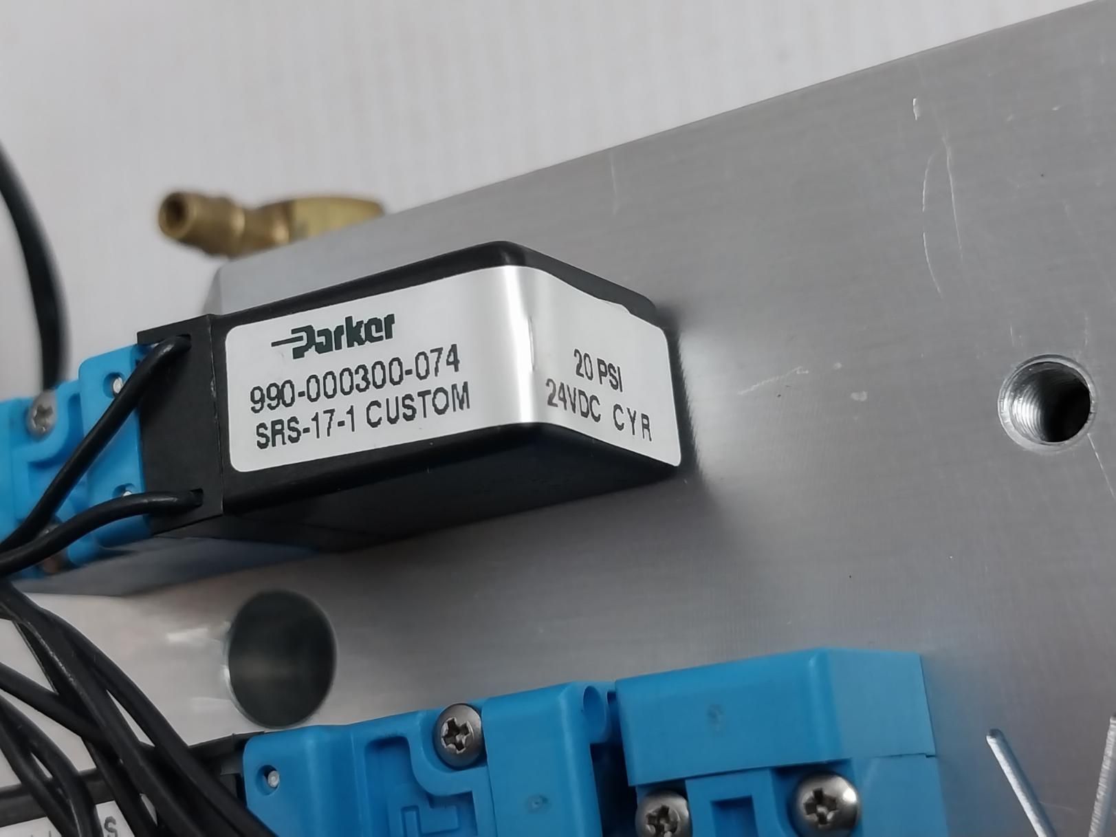 Sensirion Sfc3130 Mass Flow Controller Solenoid Manifold Assy 20 Psi 24Vdc