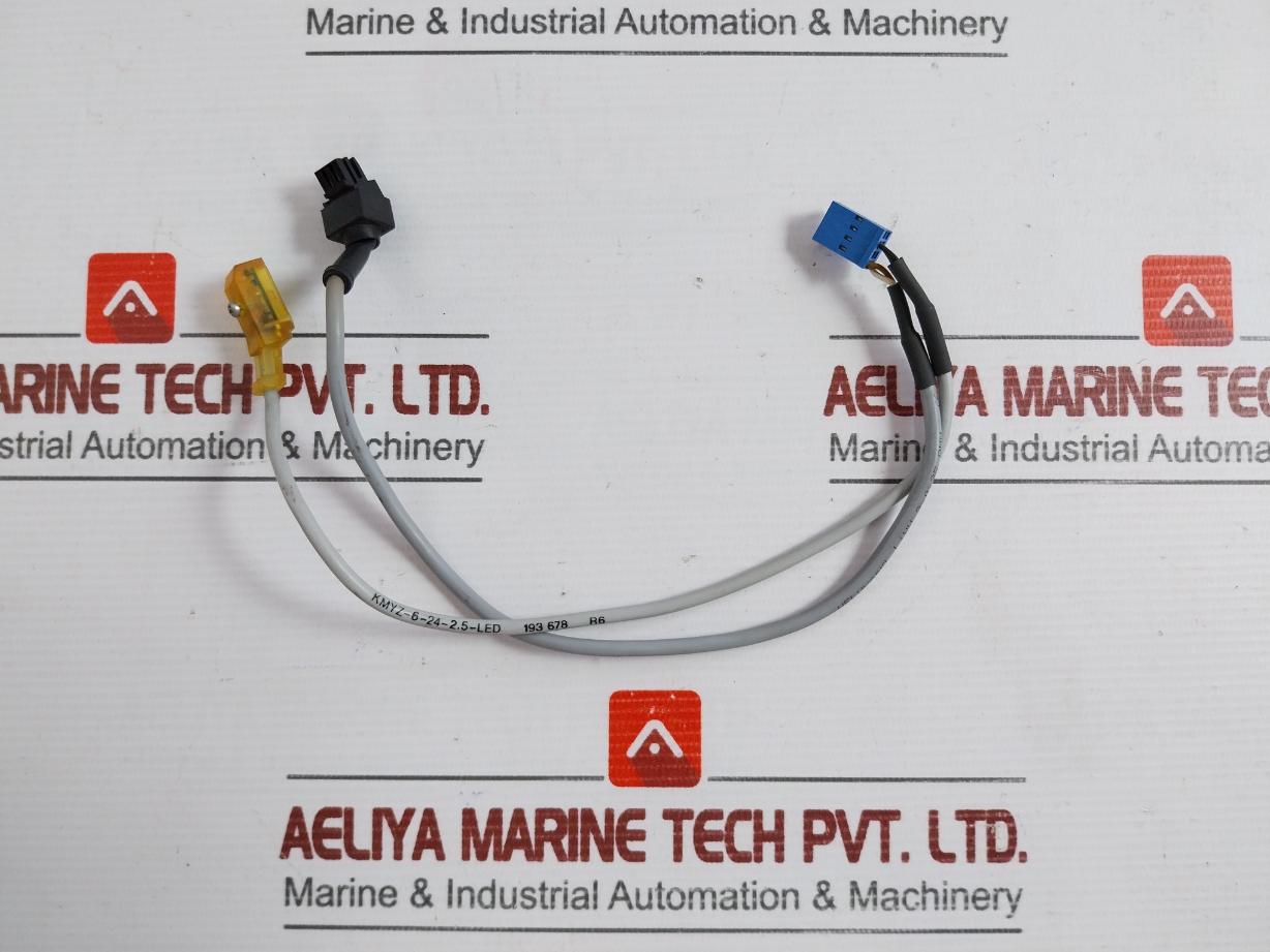 Sensor Connection Cable By Festo 24V Part No: Kmyz-6-24-2.5-led