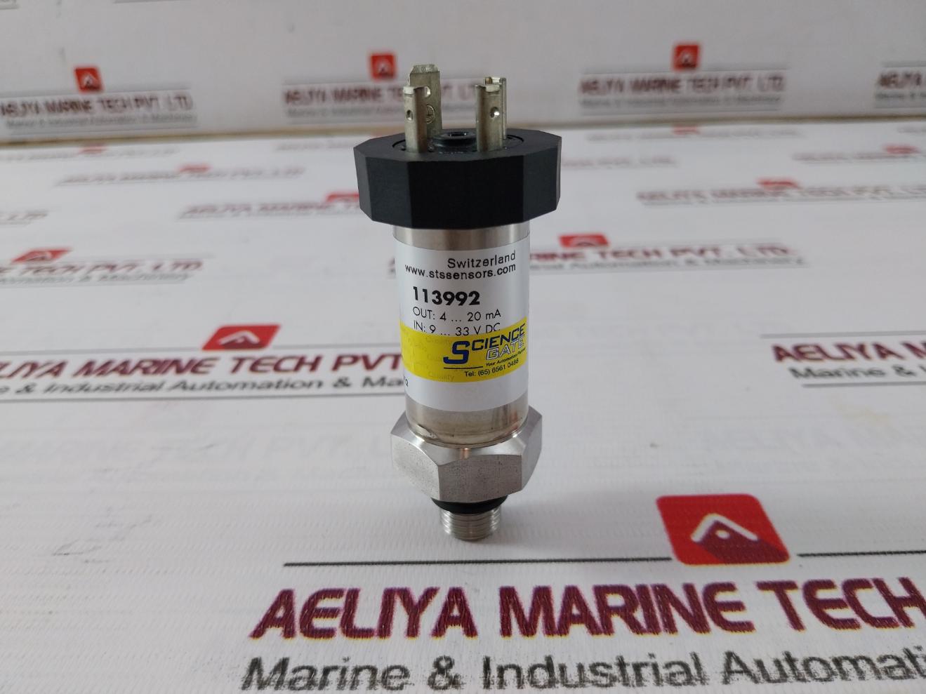 Sensor Technik Simach 113992 Atm Pressure Transmitter 9…33 V Dc Dc 4…20 Ma