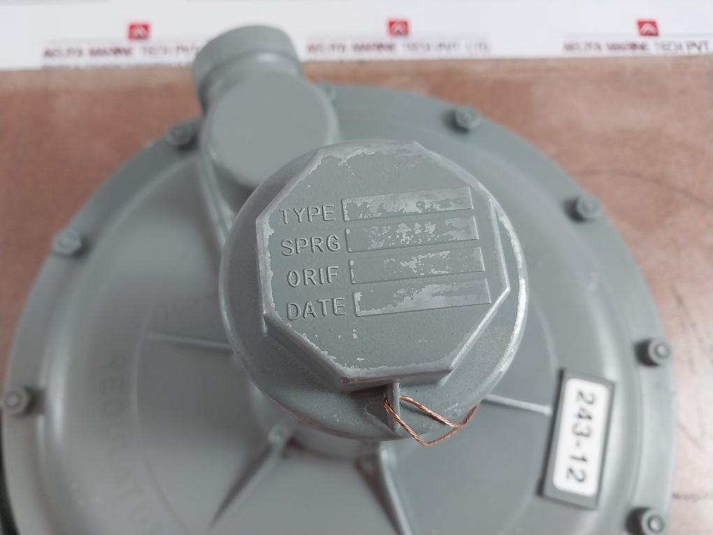 Sensus 243-12 Gas Pressure Regulator Ja-001 70765 6"-14" Wc 3/4"-30C 121P