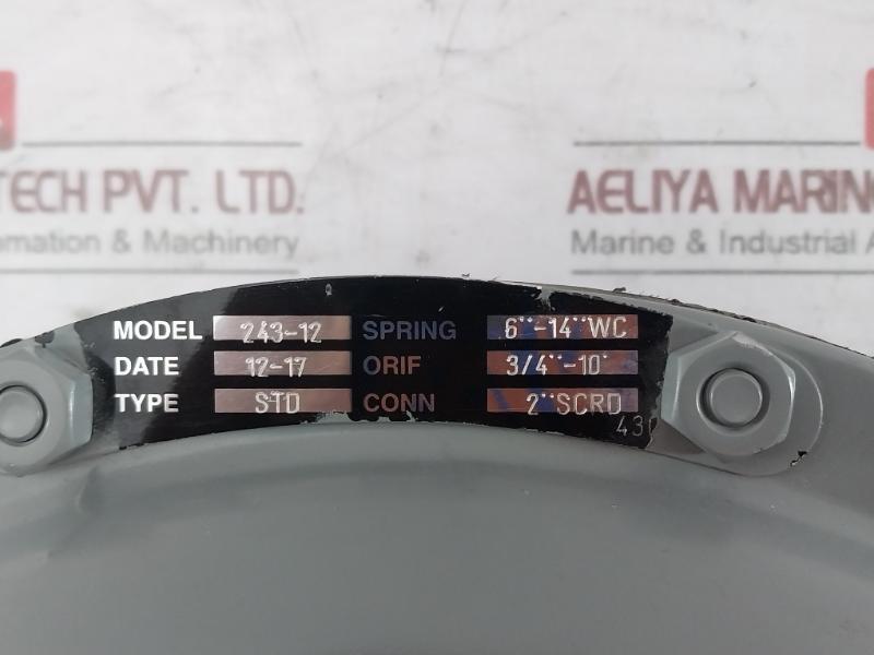 Sensus 243-12 Gas Pressure Regulator