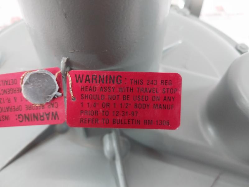 Sensus 243-12 Gas Pressure Regulator
