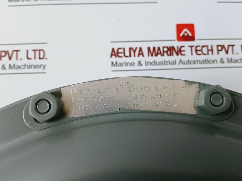 Sensus 243-12 Gas Pressure Service Regulator 6”-14” Wc 5037682256