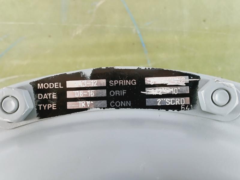 Sensus 243-12 Pressure Regulator, Irv, Tcmt-001