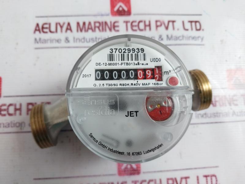 Sensus De-12-mi001-ptb013 Single Jet Water Flow Meter-1"