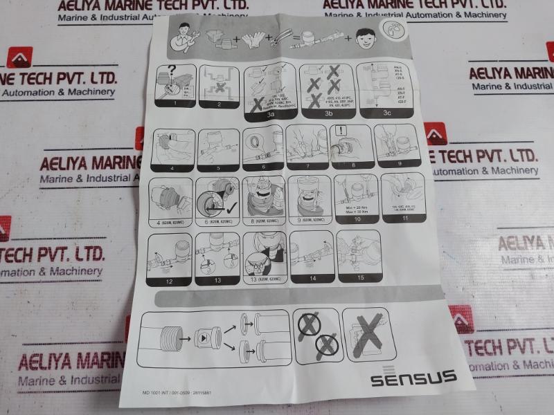 Sensus De-12-mi001-ptb013 Single Jet Water Flow Meter-1