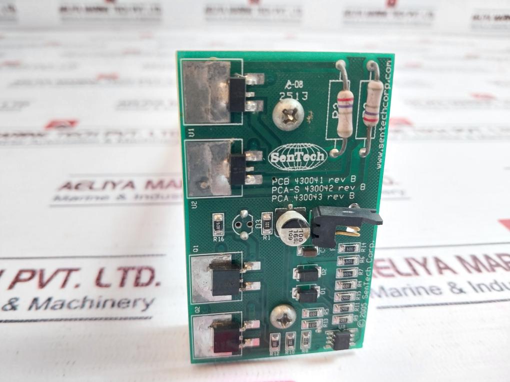Sentech Pcb 430041 Rev B Printed Circuit Board