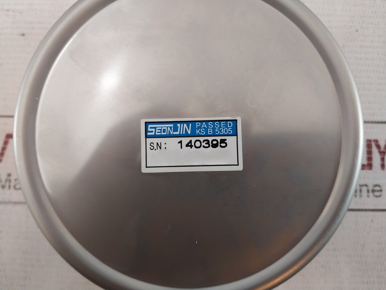 Seojin Pressure Compound Gauge -0.1 To 0.6 Mpa Cl 1.5 Ks B 5305 -1 To 6 Bar