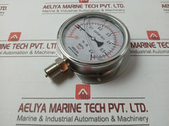 Seon Jin Oil100*B Compound Pressure Gauge Pf1/2" -1 To 6 Bar