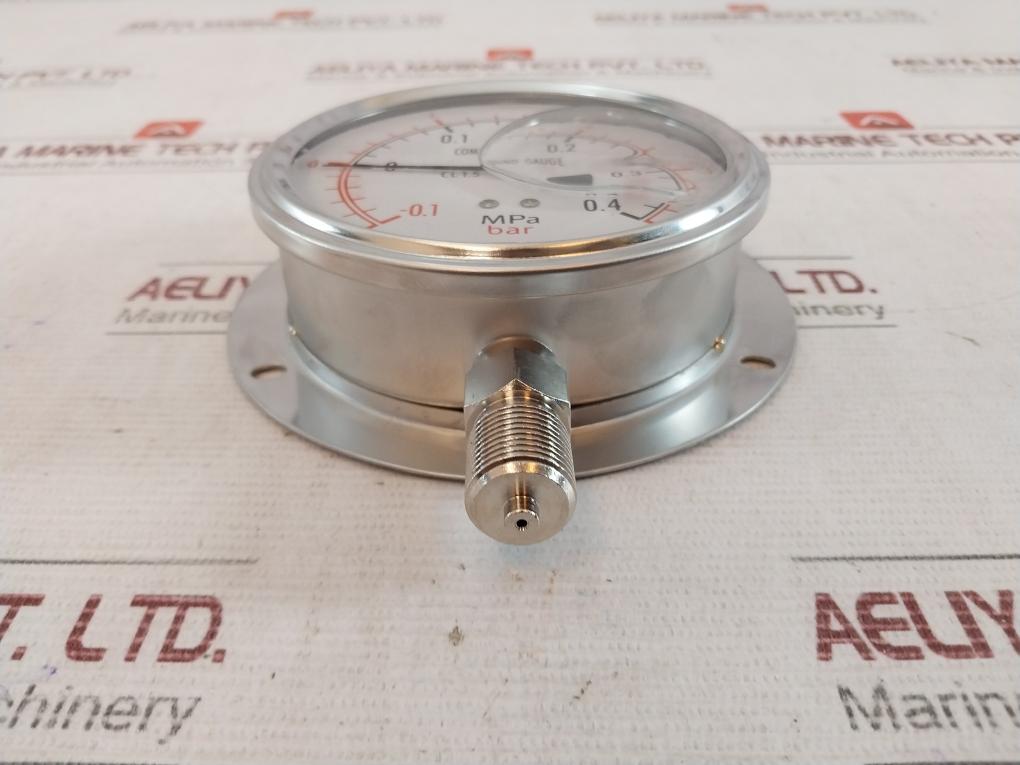 Seonjin Oil100*B Pressure Compound Gauge -0.1-0.4Mpa Ks B 5305