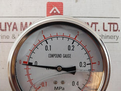 Seonjin Oil100*B Pressure Compound Gauge -0.1-0.4Mpa Ks B 5305