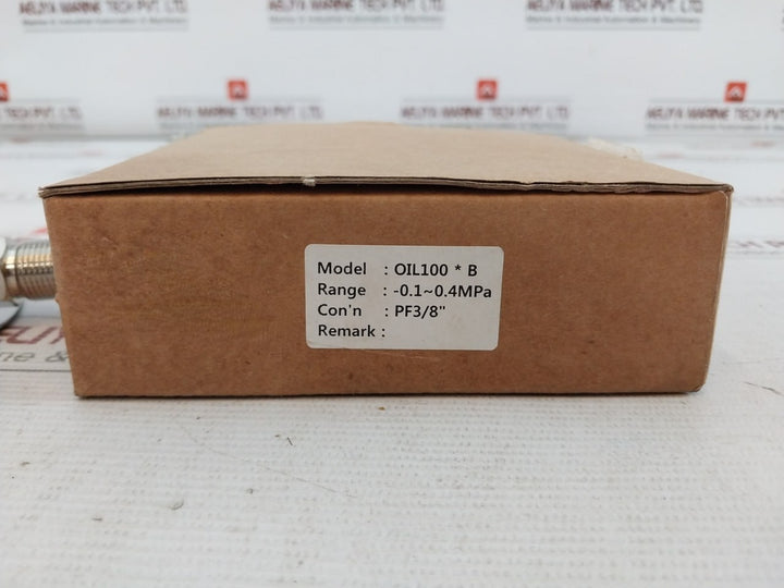 Seonjin Oil100*B Pressure Compound Gauge -0.1-0.4Mpa Ks B 5305