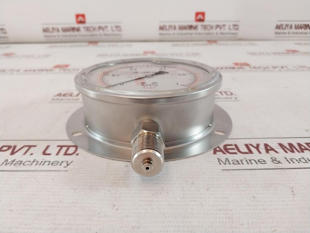 Seonjin Oil100*B Pressure Gauge 0-10 Bar 1.0Mpa 10/6K P.L.V