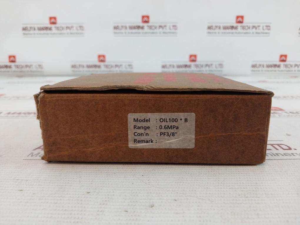 Seonjin Oil100*B Pressure Gauge Ks B 5305 0.6Mpa 0-6 Bar