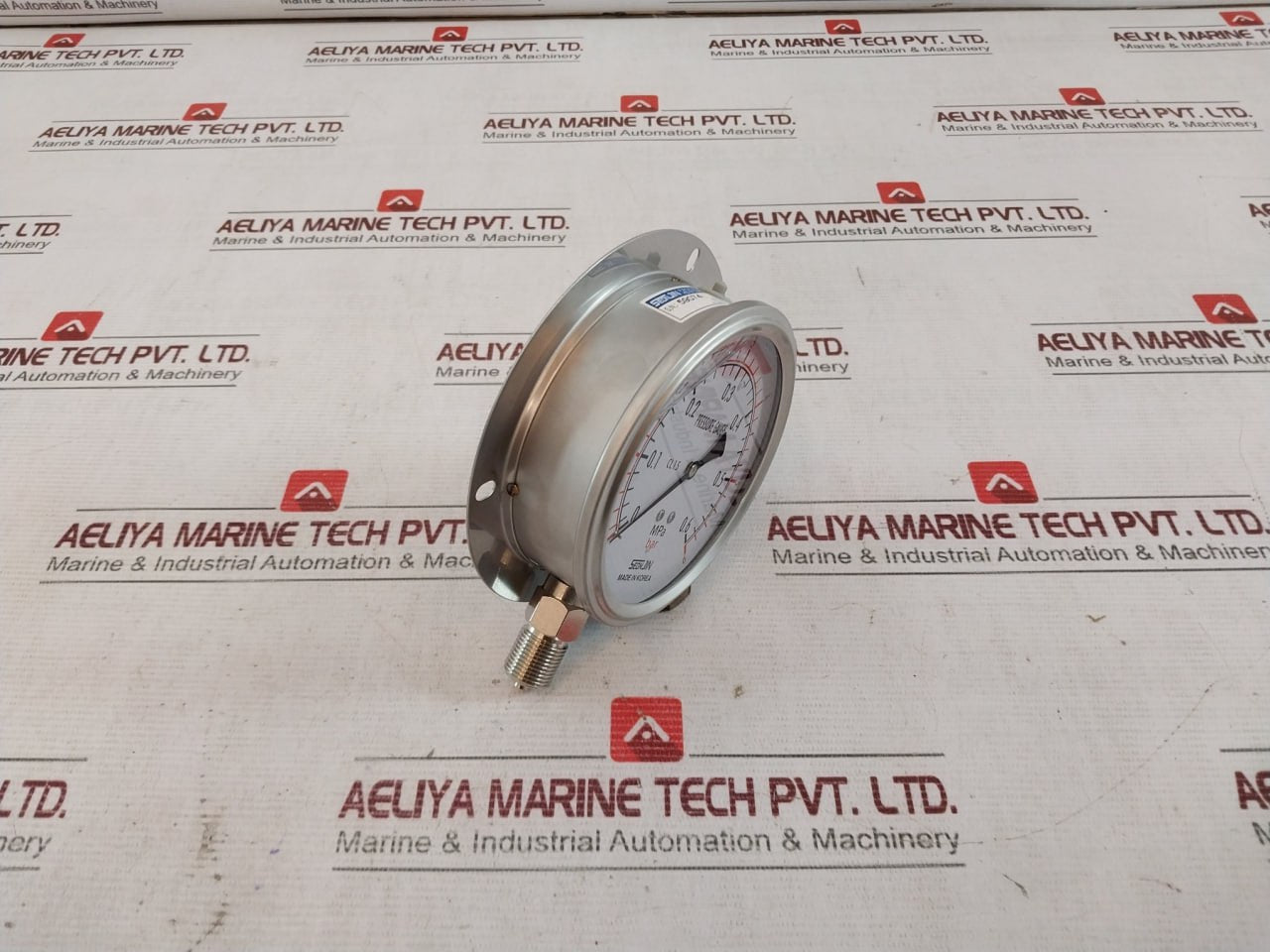 Seonjin Oil100*B Pressure Gauge Ks B 5305 0.6Mpa 0-6 Bar