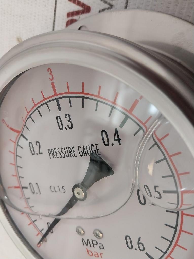 Seonjin Oil100*B Pressure Gauge Ks B 5305 0.6Mpa 0-6 Bar