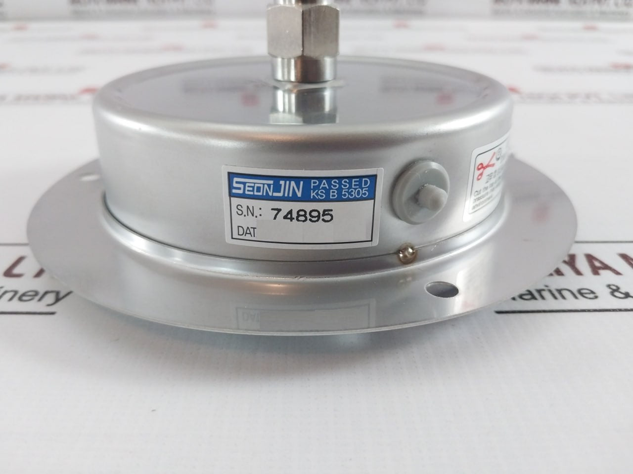 Seonjin Oil100*Bd Pressure Gauge 15.0Mpa Mm-09-1-3 0-150 Bar Ks B 5305