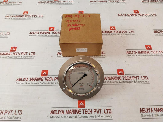 Seonjin Oil100 Pressure Gauge 15.0Mpa 0-150 Bar 0-15 Mpa Mm-09-1-3