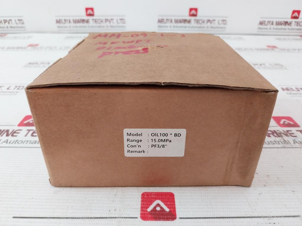 Seonjin Oil100 Pressure Gauge 15.0Mpa 0-150 Bar 0-15 Mpa Mm-09-1-3