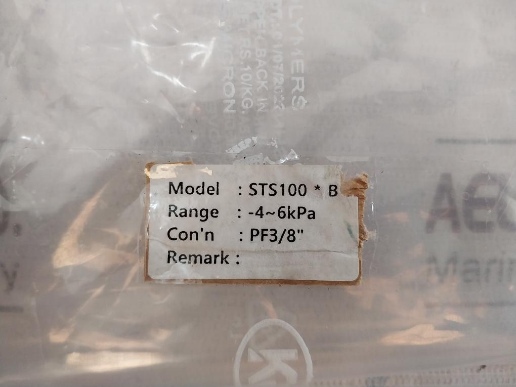 Seonjin Sts100*B Compound Pressure Gauge -4 To 6 Kpa