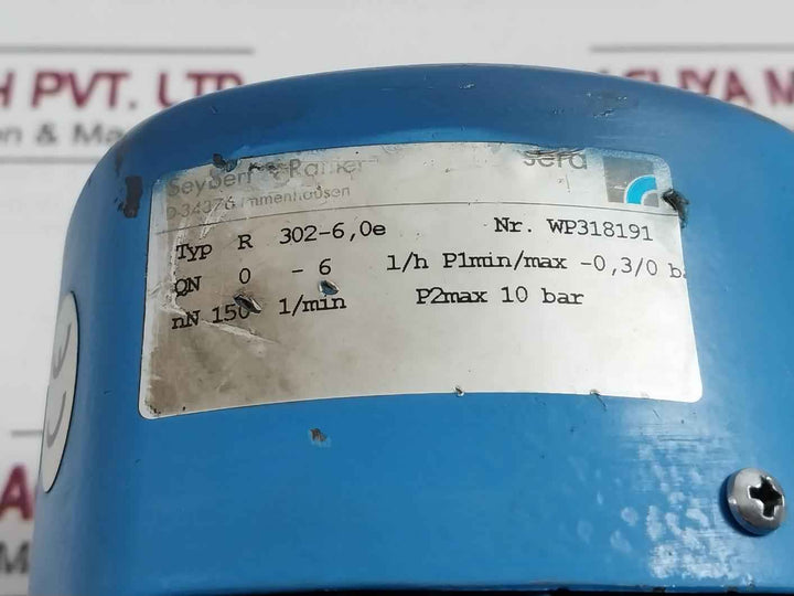 Sera Fyp 56 A-4 3-phase Vacuum Pump Ip55 46870761K03 0.06/0.072 Kw 50/60Hz