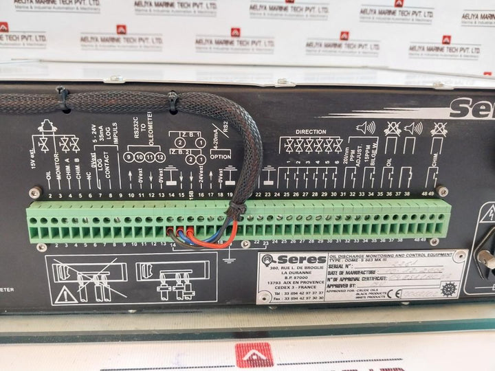 Seres Odme-s 663 Mk Iii Oil Discharge Monitoring & Control Equipment