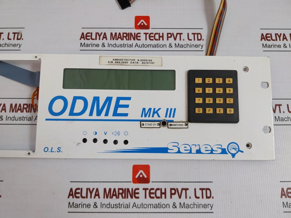 Display Keypad Front Panel Assembly Odme Mk Iii By Seres