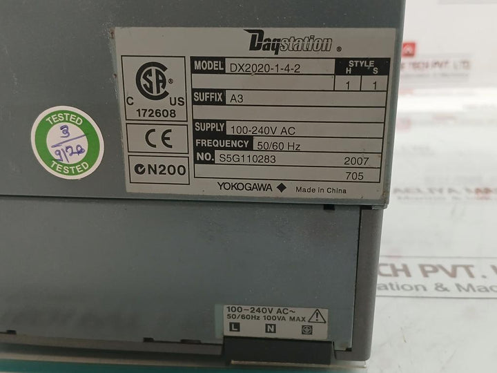 Series-Paperless-Recorder-50-60Hz-100-240V-Ac-Yokogawa-DX2020-1-4-2-210222-8