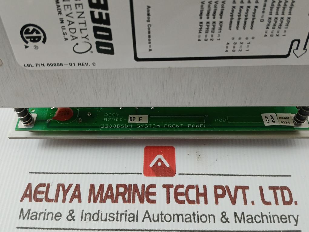 Series Monitoring System 3300 Bently Nevada 2.0-0-2.0 Mm