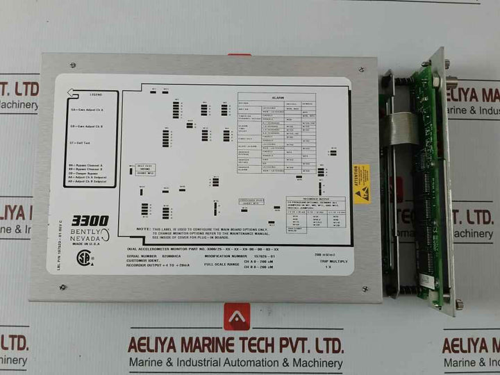 Series Monitoring System 3300 Bently Nevada 2.0-0-2.0 Mm