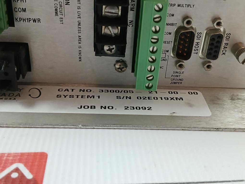 Series Monitoring System 3300 Bently Nevada 2.0-0-2.0 Mm