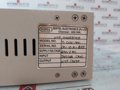 Sertel Electronics T-con-300 Signal Receiver Ntp Converter 230Vac