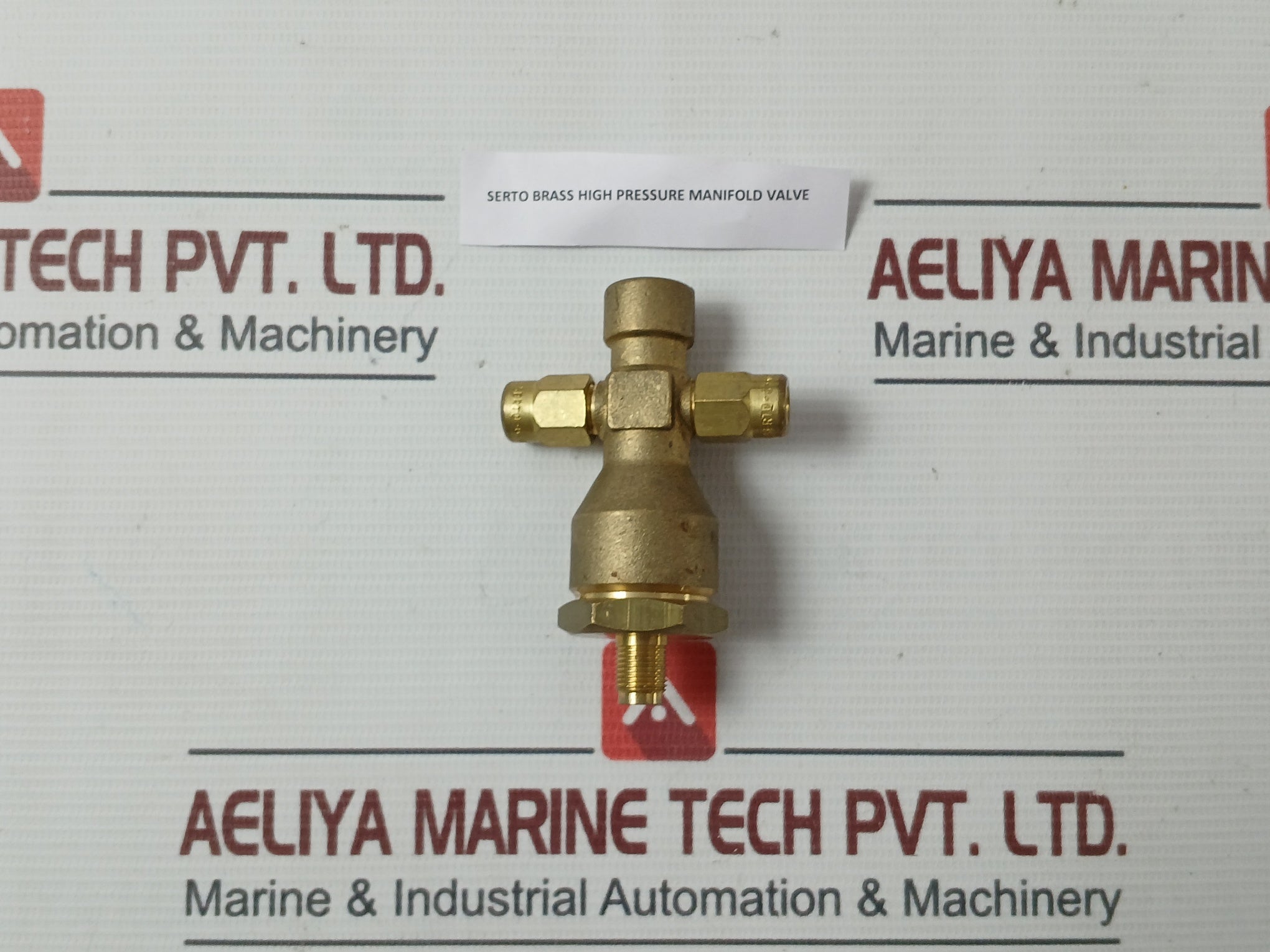 Serto 6-1/8" Brass High Pressure Manifold Valve