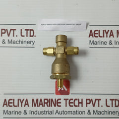 Serto 6-1/8" Brass High Pressure Manifold Valve