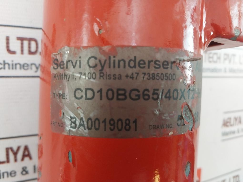 Servi Cd10Bg65/40X125Hrtsp Hydraulic Cylinder Ba0019081
