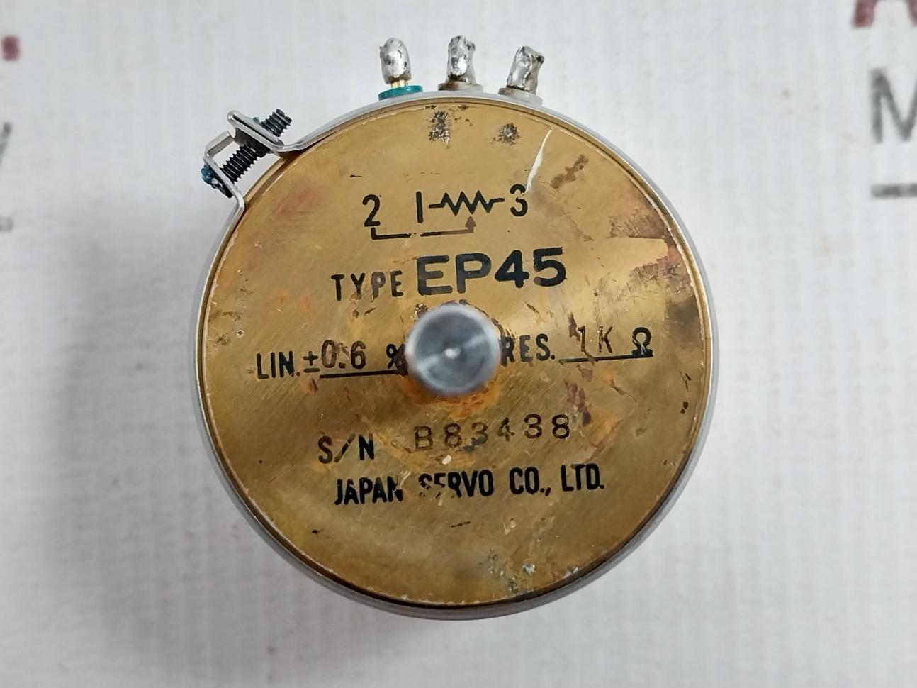 Servo Ep45 Potentiometer Position Conductive Plastic Angle Sensor 1K Ohm