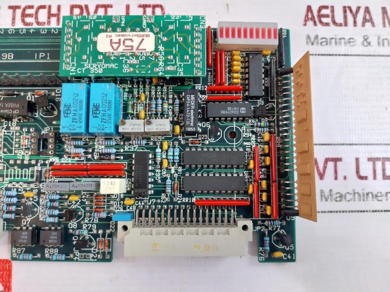 Servomac Milano Ct 349b Ip1 Printed Circuit Board 2uaclipf349 3.0