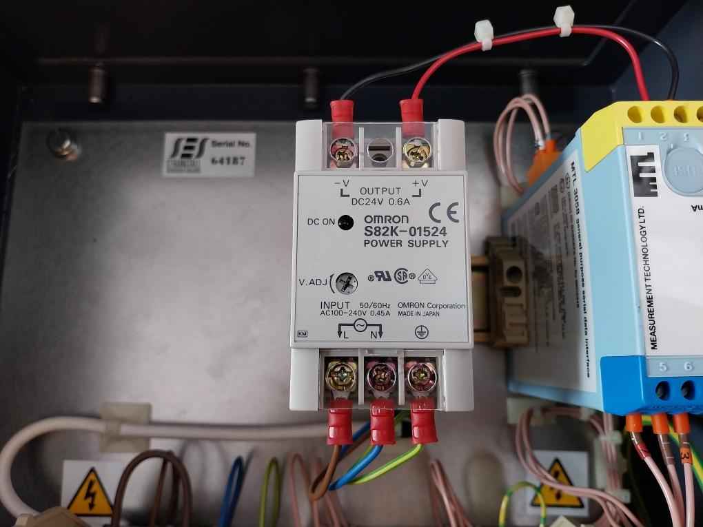 Ses I.S. Interface Box For Tension Monitor 4937 Ac100-240V 0.45A 50/60Hz 80Ma