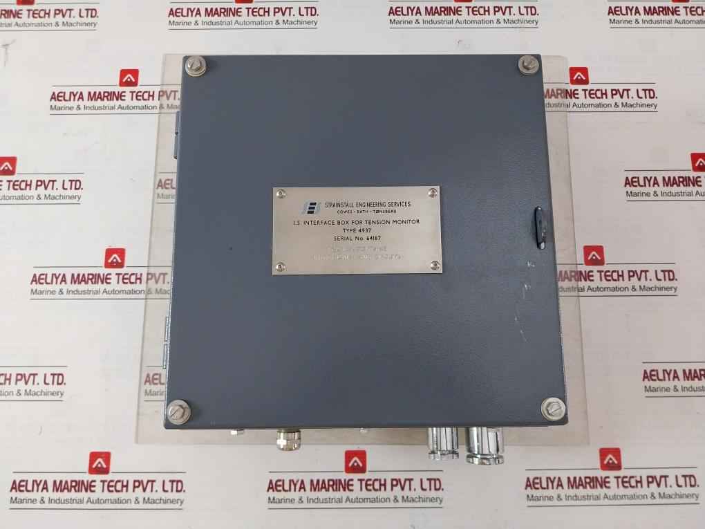 Ses I.S. Interface Box For Tension Monitor 4937 Ac100-240V 0.45A 50/60Hz 80Ma