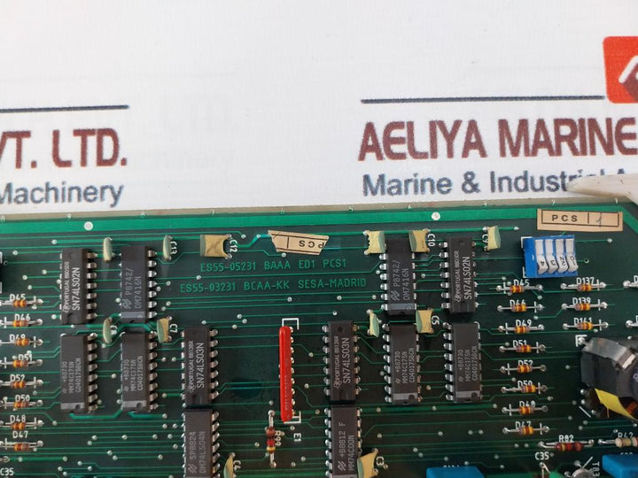 Sesa-madrid Es55-03231 Bcaa-kk Printed Circuit Board