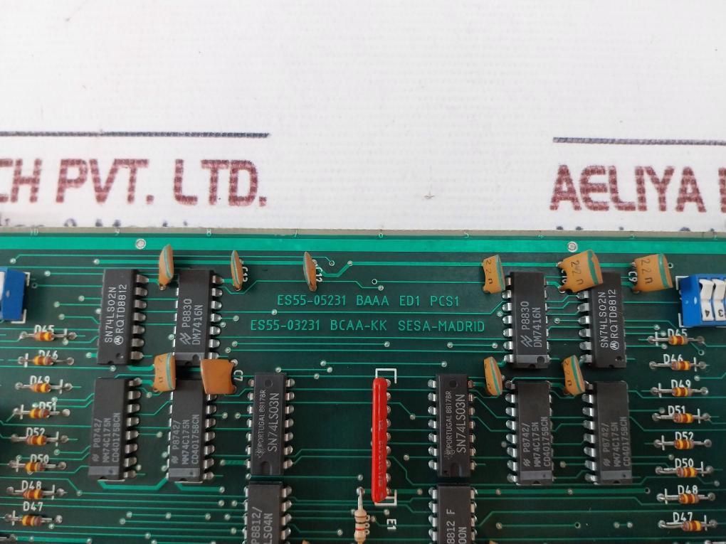 Sesa-madrid Es55-05231 Baaa Ed1 Pcb Card