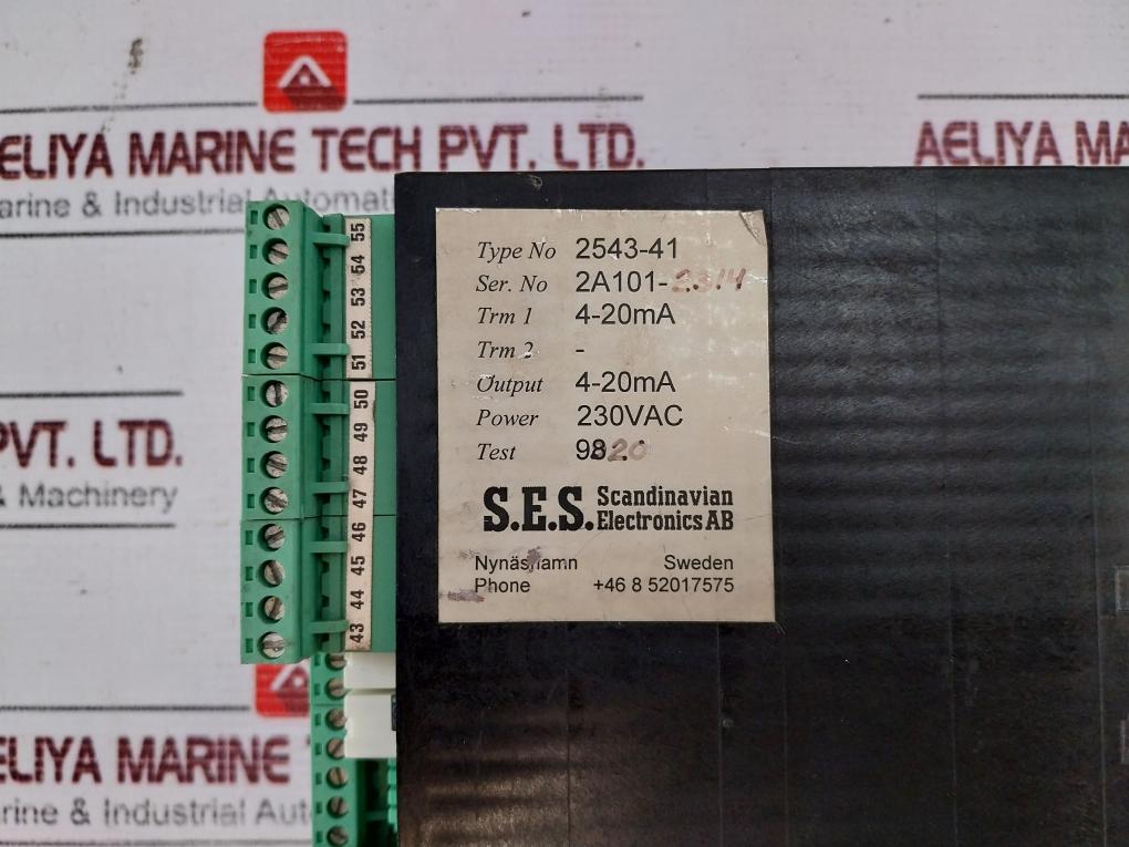 Sescon 2543-41 Programmable Controller 4-20Ma 230Vac